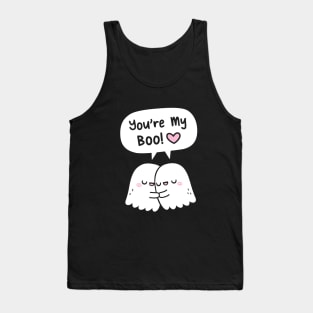 Cute Hugging Ghosts You're My Boo Besties Tank Top